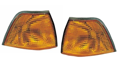 Juego de intermitentes delanteros para BMW E36 Serie 3 Limo Touring Compact intermitentes amarillos + casquillo - Imagen 1 de 4