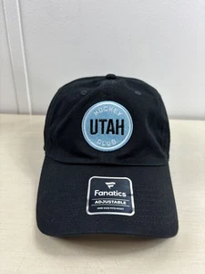 Gorra de club de hockey de Utah con correa trasera talla única negra NHL hockey para hombres fanáticos nueva - Imagen 1 de 11