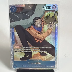 One Piece Card Game Crocodile OP01-067 SR Super Rare Foil Card NM - Picture 1 of 7