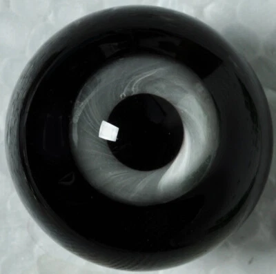 Vidrio con respaldo plano Good-quanlity 20 mm ojos BJD negros y grises claros para muñeca BJD renacida Foto 1 de 3