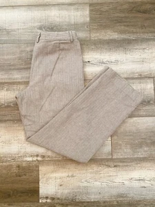 LL Bean Damen 6 Stretch Taille grau bedruckt gefüttert Freizeit Anzughose Hose - Bild 1 von 10