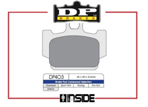 DP BRAKES DP403 PASTIGLIE FRENO ANTERIORI YAMAHA XV 250 VIRAGO 1989 - Foto 1 di 1