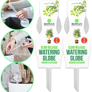 2 LARGE SELF WATERING GLOBES Automatic Plant Drip Feed Water Dispenser 0.5 Litre - Picture 1 of 6