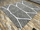 Modern Hand Tufted Wool Area Rug, New Abstract Design Premium Quality Handmade T
