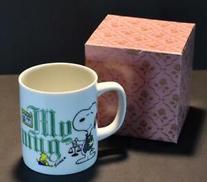 VTG 1965 Peanuts Ceramic Snoopy Coffee Mug Attorney Lawyer Gift NOS Japan NIB