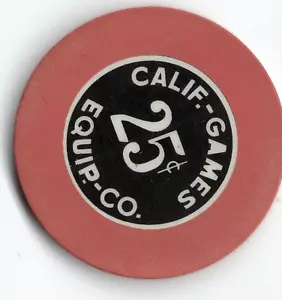 Herstellung: Calif. Games 25 Cent Sacramento, Kalifornien - Bild 1 von 2