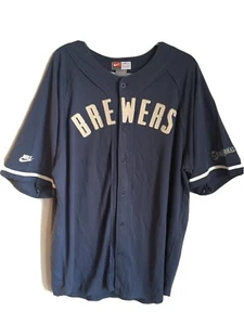 Maglia Milwaukee Brewers NIKE merce originale - L - applicazione unica - Foto 1 di 12
