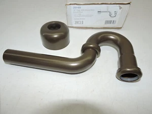 Jaclo 251-EB 1-1/4" P Falle mit rundem Kastenschild Europa Bronze 2194 - Bild 1 von 7