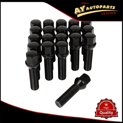 20 Pcs Extended Lug Bolts 14x1.25 45mm shank For BMW 230i 320i 330i X3 X5 X6 M2 Foto 1 de 4