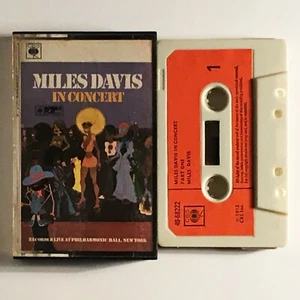 Miles Davis - In Concert - ULTRA RARE 1973 Cassette DOUBLE ALBUM CBS - 40-68222 - Picture 1 of 5