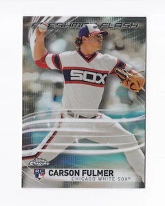 2017 Topps Chrome Freshman Flash #FF15 Carson Fulmer RC Chicago White Sox - Imagen 1 de 2