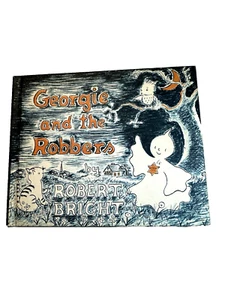 Vtg Georgie & The Robbers 1963 Doubleday Book Robert Bright Halloween Ghost Owl - Picture 1 of 10