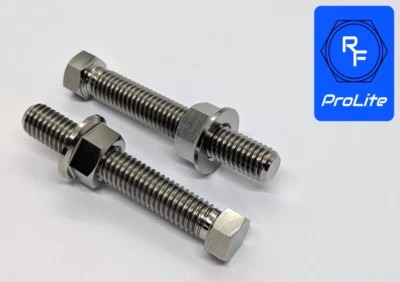 Kit Regolazione Catena Titanio M6 / M8 Ti con Dadi Regolazione Bulloni - Immagine 1 di 2