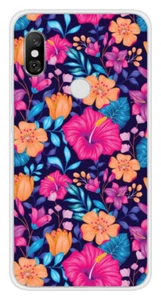 Coque en silicone imprimée compatible Xiaomi Redmi Note 6 Redmi Note 6 Pro Fleur - Picture 1 of 3