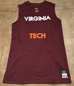 VIRGINIA TECH Basketball Jersey HOKIES NCAA College Team Issue 54 Length +4 - Picture 1 of 7