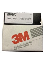 MECC Rocket Factory A308 Apple II 5.25” 5.25 Floppy Disk