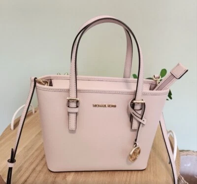 Michael Kors Jet Set Extra-Small Travel - Saffiano Leather Top Zip Bag & Wallet - Image 1 of 4