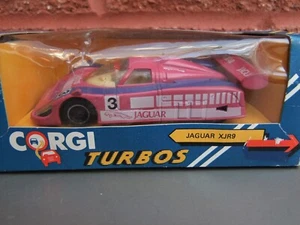 Jaguar XJR9 Corgi Turbos 1/43 scale - 94330 Castrol Pink BOXED - Picture 1 of 2