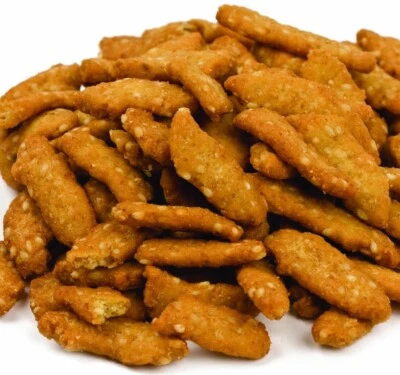 Garlic Sesame Snack Sticks, 2 lbs. ~ YANKEETRADERS® ~ FREE SHIPPING - Image 1 of 2