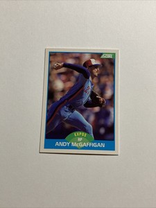 1989 Score Baseball #138 Andy McGaffigan Expos Relief Pitcher Card