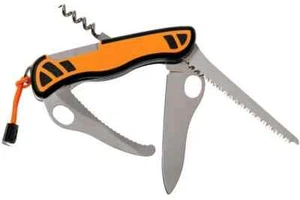 New Victorinox Swiss Army 111mm Knife EURO HUNTER XT GRIP Orange 0.8341.MC9 - Picture 1 of 8