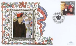 (19288) Gambia Benham Cubierta Reina Jubileo de Oro Aniversario 2007 - Imagen 1 de 1