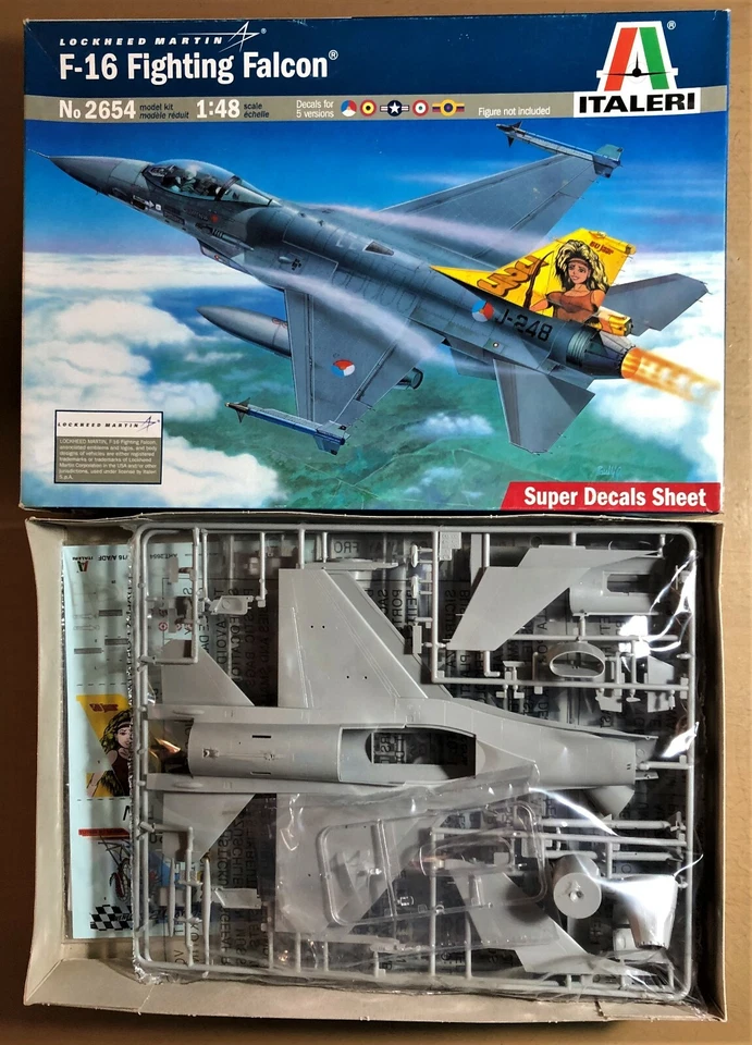 ITALERI 2654 - LOCKHEED MARTIN F-16 FIGHTING FALCON - 1/48 PLASTIC KIT  - Immagine 1 di 1