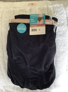 RADIANT VANITY FAIR- 3 Pair NEW W/TAGS- Underwear-4XL-11-HI-CUT - Picture 1 of 3