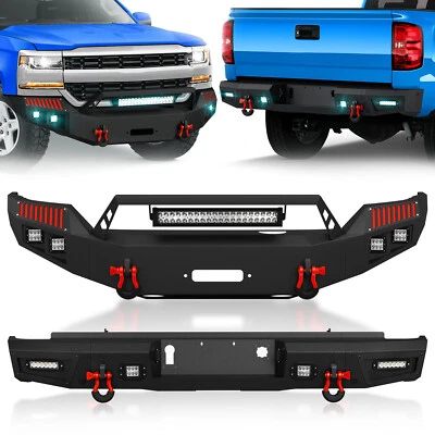 Front / Rear Bumper for 2016-2018 Chevy Chevrolet Silverado 1500 Pickup Truck Foto 1 de 4