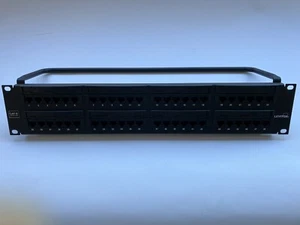 Leviton eXtreme 6+ Universal Patch Panel, 48-Port, 2RU, CAT 6 - Photo 1/4