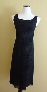 NWT Max Mara Tempra Black Cotton Lace Crochet Sleeveless Dress in size M (6-8) - Picture 1 of 12
