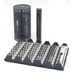 128 in Screwdriver Set Reel Storage Box Five-pointed Star Shaped Bit for Head - Picture 1 of 8