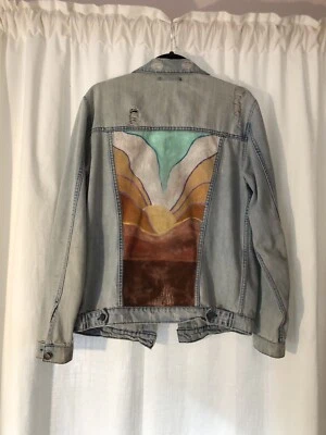 Chaqueta vaquera pintada a mano marca Jackson única en su clase Foto 1 de 4