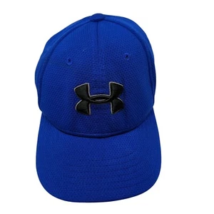 Under Armour Youth FItted Hat Blue XS/S Classic Fit Embroidered Polyester - Picture 1 of 11