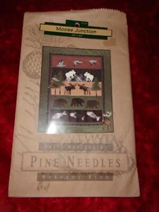 Vtg Pine Needles PN 203 Moose Junction 32 x 40” Quilt Pattern McKenna Ryan - Picture 1 of 3