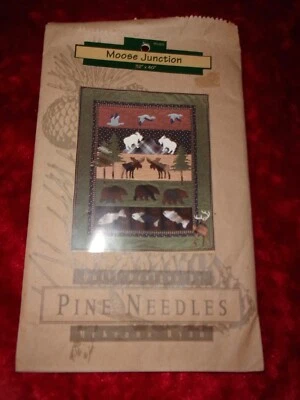 Vtg Pine Needles PN 203 Moose Junction 32 x 40” Quilt Pattern McKenna Ryan - Image 1 of 3