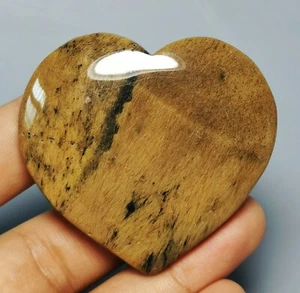 Natural Beautiful Golden Hair Rutilated Quartz Crystal Sphere Heart Specimen - Picture 1 of 10