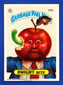 1986 Topps Garbage Pail Kids Series 3 # 121b Dwight Bite - Picture 1 of 2