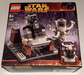 LEGO Star Wars Darth Vader Transformation 7251 Episode III Set NIB Rare Look