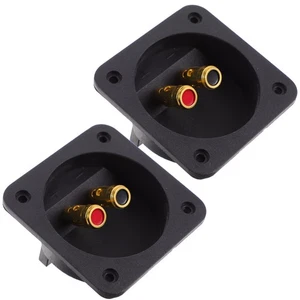 Caja de altavoces 2 piezas taza de cableado coche audio terminales conectores - Imagen 1 de 12