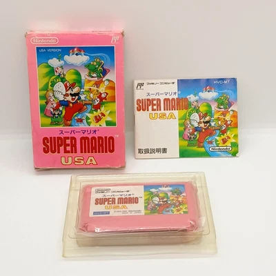 Famicom SUPER MARIO USA Box Manual Nintendo Japan HVC-MT - Image 1 of 4