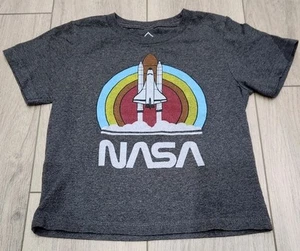 Well Worn NASA Rainbow Rocket Space Shuttle Toddler Graphic T-shirt Size 4T - Picture 1 of 4