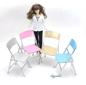 1:6 Scale Dollhouse Miniature Accessories Folding Chair Furniture Soldiers - Picture 1 of 14