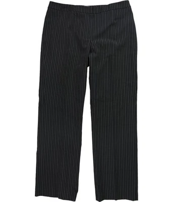 Le Suit Womens Two Tone Stripe Dress Pants, Black, 14 - Image 1 of 3