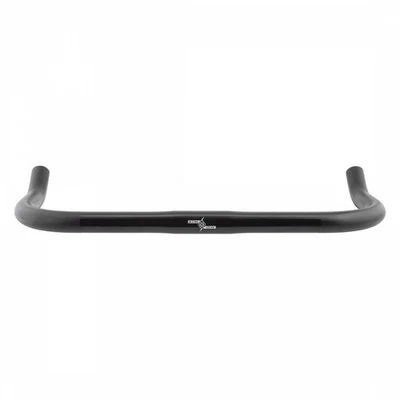 Origin8 Black Bullhorn Bar 26mm Lightweight AL6061-T6 Alloy, 420mm Road Cycling - Image 1 of 4