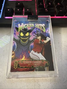 2025 Wild Card Haunted Hits WICKED HITS True  1/1 Corbin Carroll - Picture 1 of 2