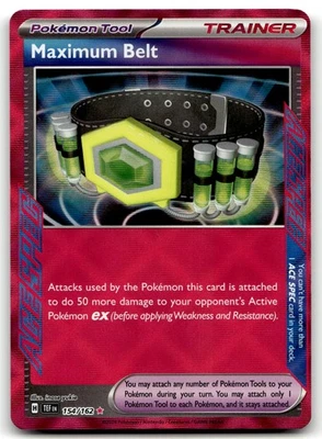 Maximum Belt 154/162 | ACE SPEC Rare | Temporal Forces | NM | Pokemon - Image 1 of 3