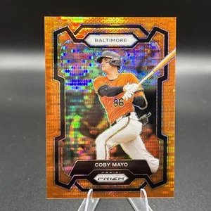Coby Mayo #182 Naranja Pulsar 73/399 Color Match Orioles 2024 Panini Prizm MLB - Imagen 1 de 3