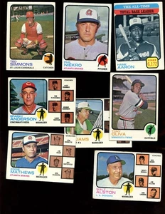 1973 Topps Baseball Card Lot Starter Set 175 Different G/VG+ - Picture 1 of 1