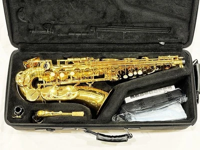 YAMAHA YAS-62 Altsaxophon Gold 62 Hals aktuelles Modell angepasst gebraucht... - Bild 1 von 4